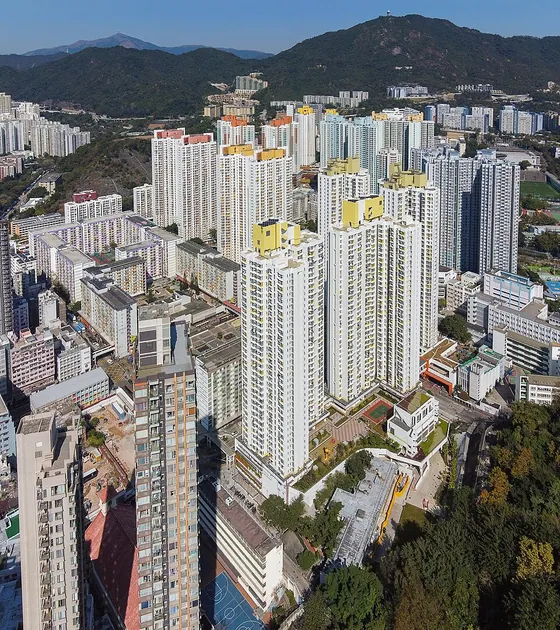 石硤尾邨屋苑外觀