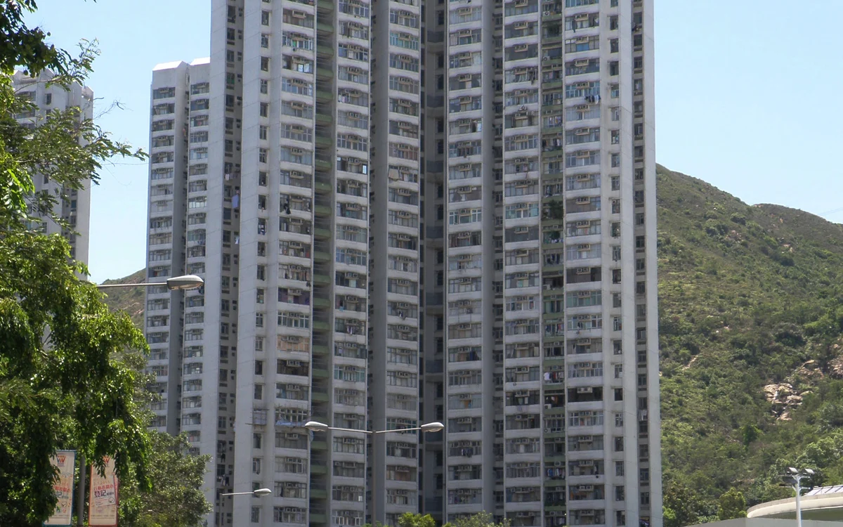 兆隆苑屋苑外觀