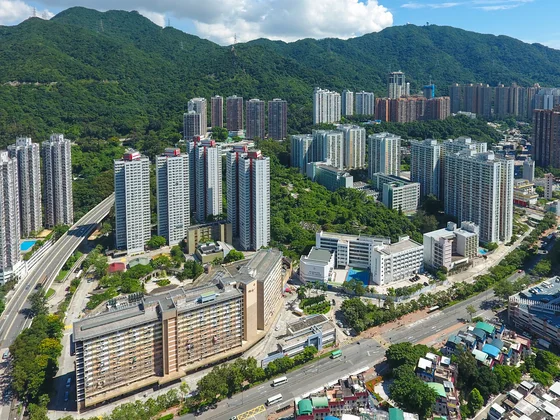 隆亨邨屋苑外觀