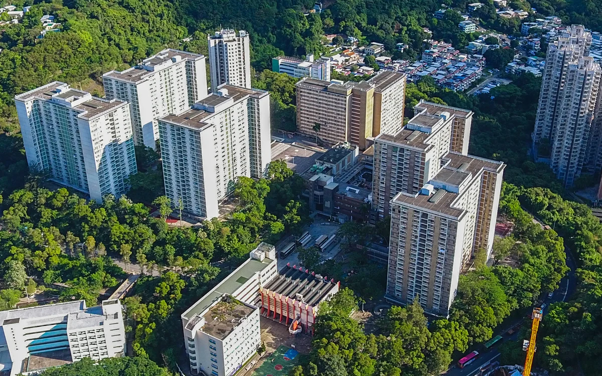 新田圍邨屋苑外觀