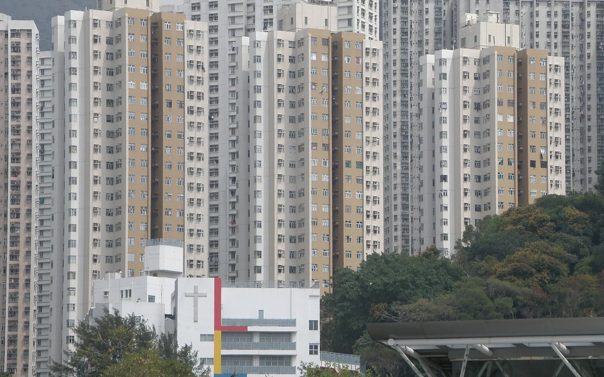 新麗花園屋苑外觀