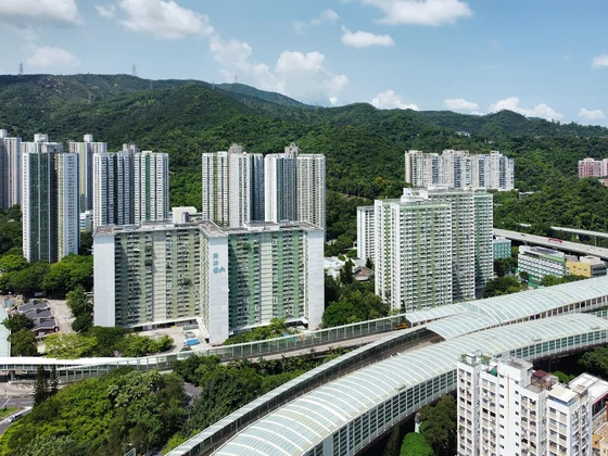 美林邨屋苑外觀