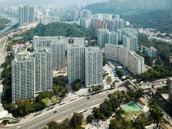 新翠邨屋苑外觀