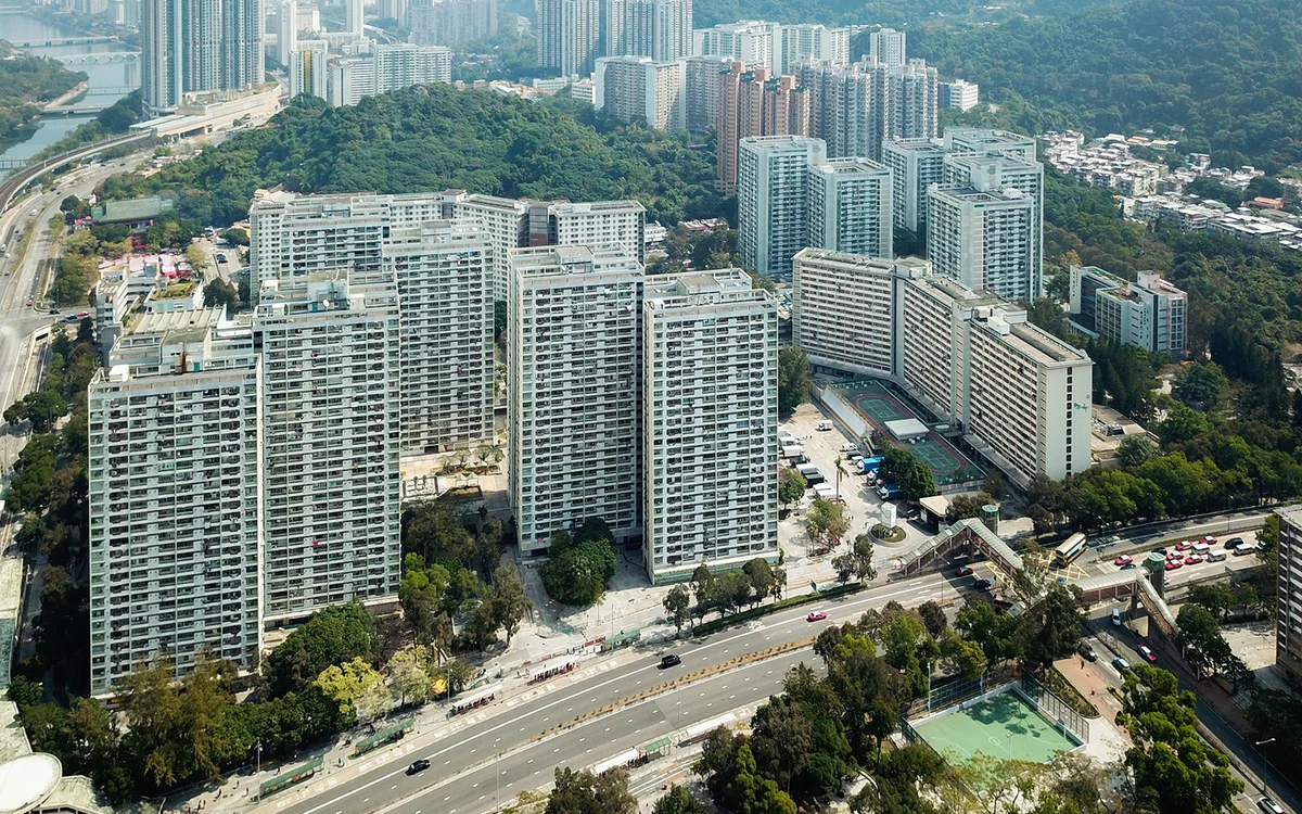 新翠邨屋苑外觀