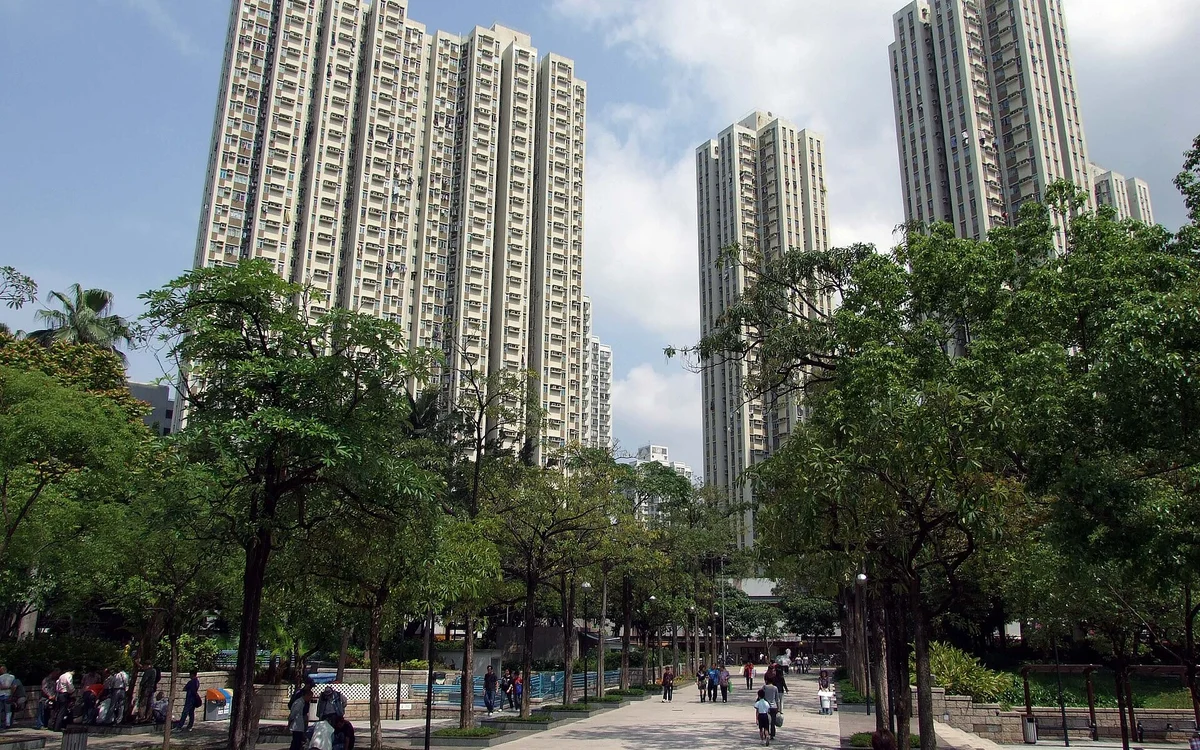大埔廣場屋苑外觀