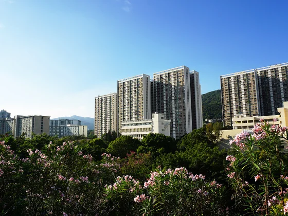 石圍角邨屋苑外觀