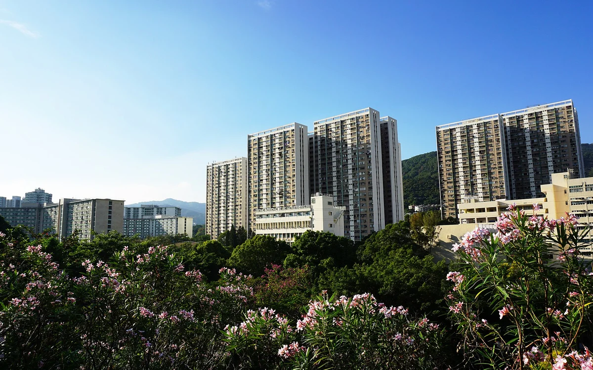 石圍角邨屋苑外觀