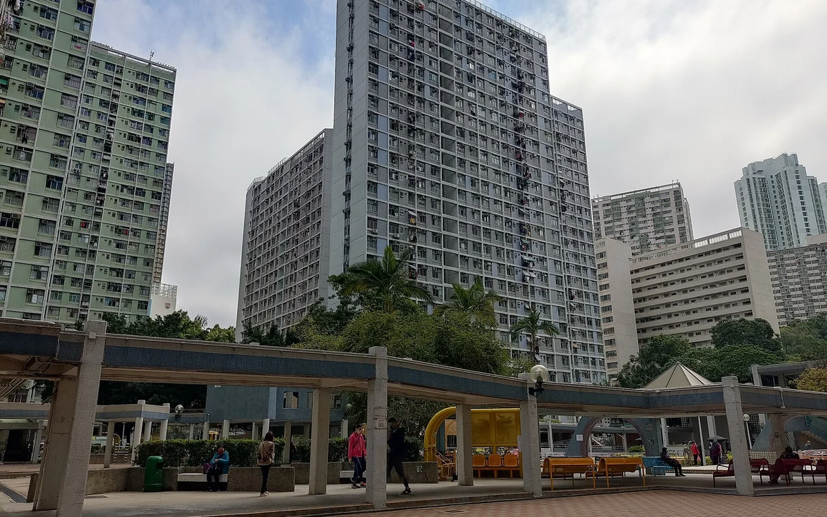 大窩口邨屋苑外觀